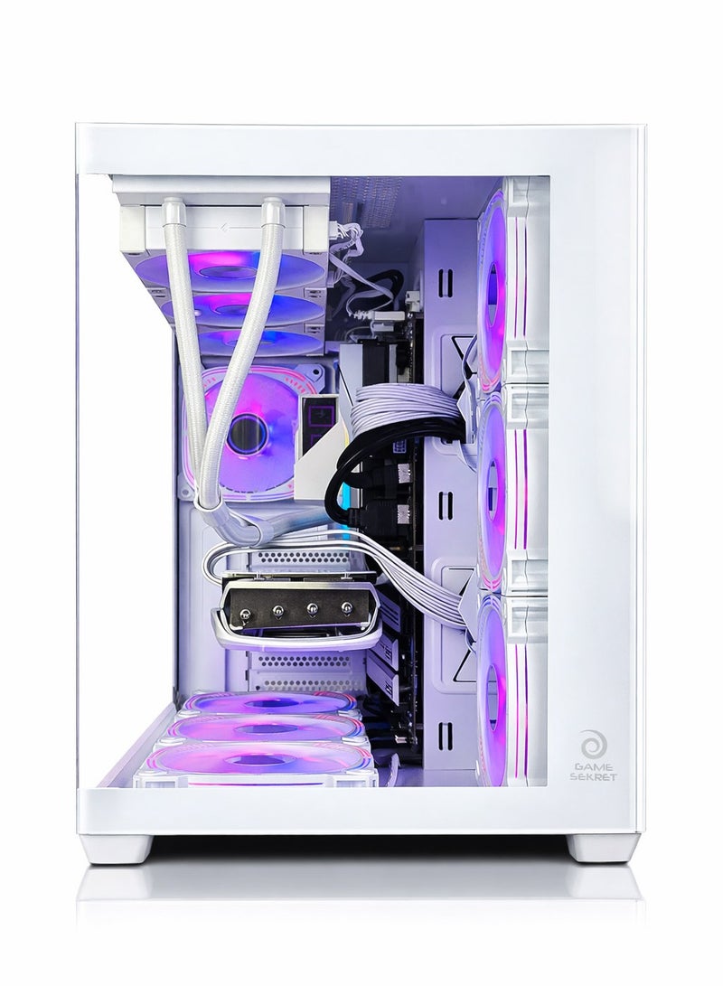 Game Sekret Magna Gaming PC - Intel Core i7-14700K | GeForce RTX 5070Ti 16GB GPU | 32GB DDR5 RAM-1TB NVMe SSD | 360mm Liquid Cooler-B760 MB-850W Gold PSU | WiFi-Bluetooth-Windows 11 Pro | Game Sekret Desktop Computer | 1 Year Warranty - Image 3